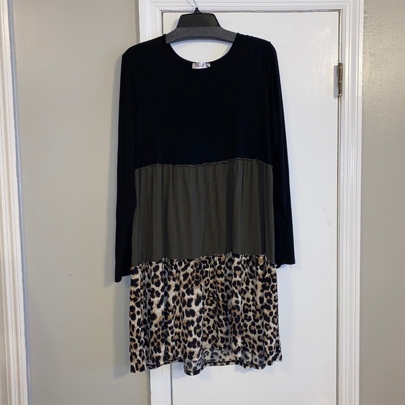 Perfectly Priscilla size 1x animal print dress - Picture 1 of 7